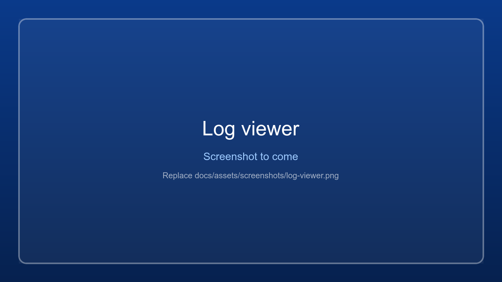 Log viewer